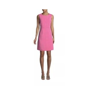 DVF Diane von Furstenberg Sleeveless Carrie Rose Pink Shift dress Size 6